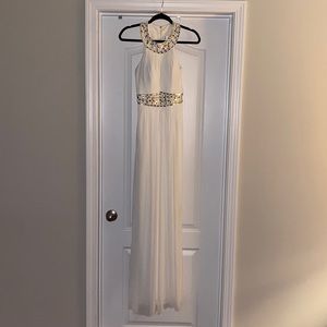 White Evening Gown